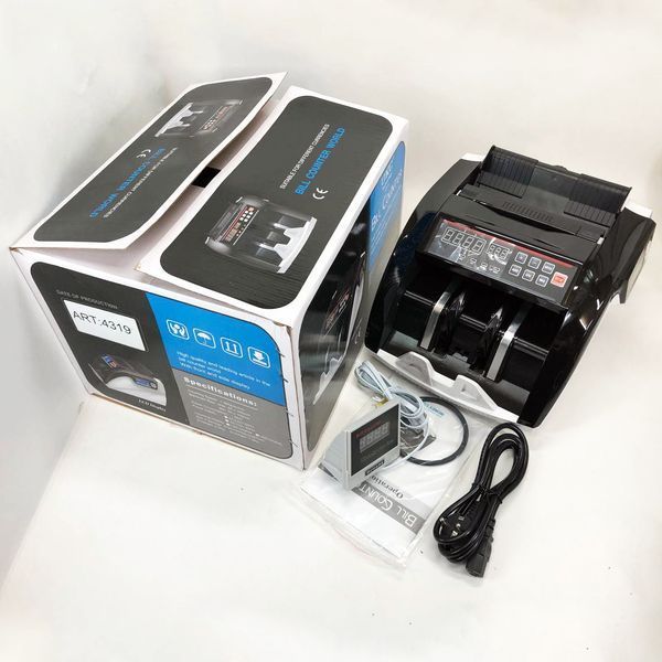 Счетная машинка для денег Bill Counter UV MG 5800 детектор валют + Внешний дисплей, счетчик банкнот 00012614 фото