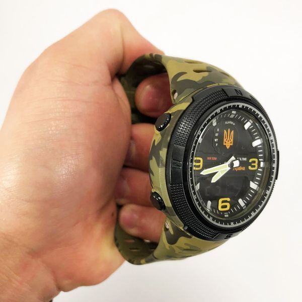 Часы наручные мужские SKMEI 5561/1655CMGNBK, Военные тактические часы, Армейские часы, Тактические часы 00022120 фото