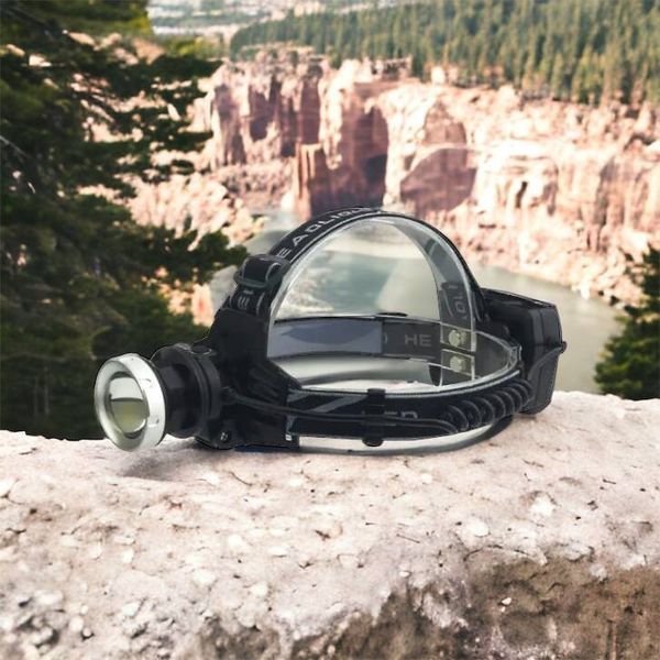 Ліхтарик на голову Bailong BL-8070-P50, LED налобний акумуляторний ліхтар, ліхтар на голову для риболовлі 00022859 фото