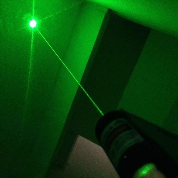 Лазерна указка Green Laser Pointer JD-303, Лазери із зеленим променем лазера, Лазерна указка брелок 00023419 фото