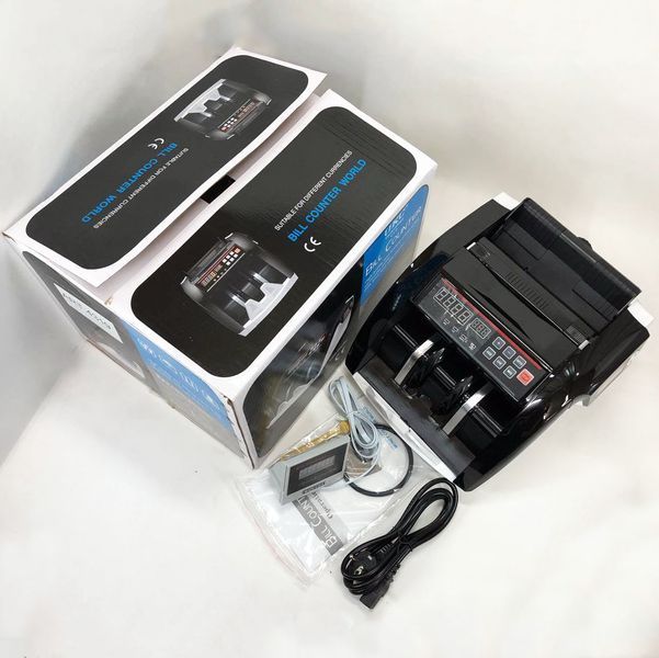Счетная машинка для денег Bill Counter UV MG 5800 детектор валют + Внешний дисплей, счетчик банкнот 00012614 фото