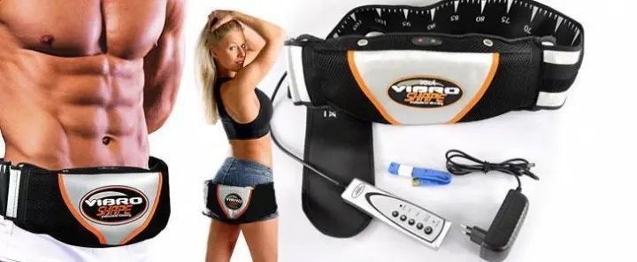 Пояс массажный для похудения с эффектом сауны vibro shape 00015645 фото