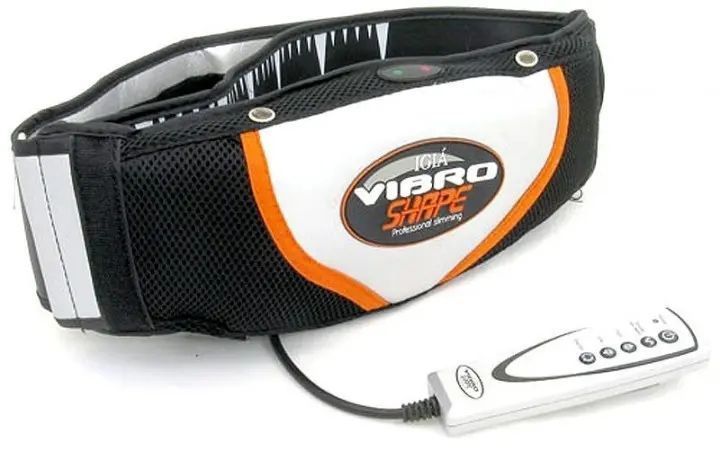 Пояс массажный для похудения с эффектом сауны vibro shape 00015645 фото