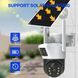 Вулична камера відеоспостереження з двома лінзами 4G, V36-4G SOLAR / Вайфай камера від сонячної панелі 00017562 фото 3