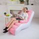 Надувной диван с подлокотниками Inflatable Sofa / Портативное складное кресло для дома, дачи, туризма и отдыха, 140х85х80 см 00013166 фото 1