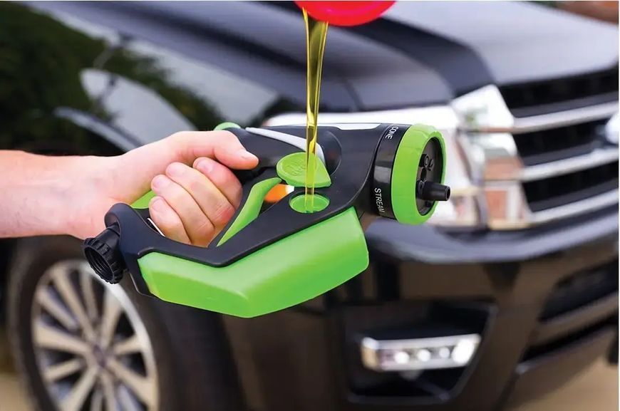 Пистолет-распылитель SPRAY GUN, Пистолет для мойки/полива высокого давления, с отделением для пены 00013808 фото