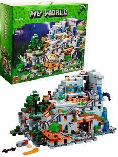 Конструктор Bela My World "Печера в горах" Minecraft, 2886 деталей 00016442 фото