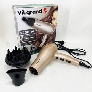 Фен VILGRAND VHD 2424TI. Цвет: бежевый 00014881 фото