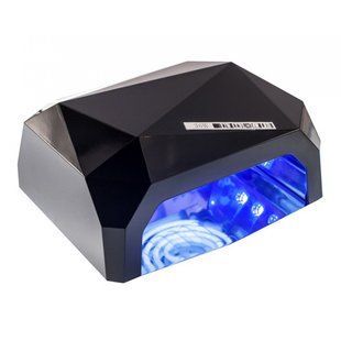 Сушарка для нігтів, лампа для гель лаку UV LAMP CCF+LED, Лампа для манікюру та педикюру. Колір: чорний 00015093 фото