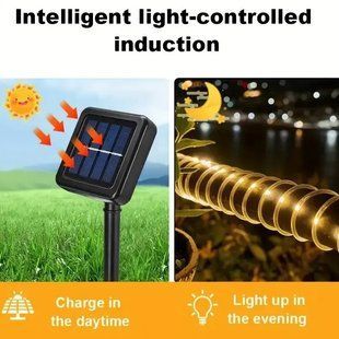 Светодиодная гирлянда "Трубка" 10 м 100 LED, теплый белый 00024631 фото