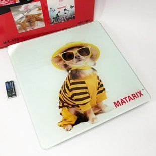 Ваги для підлоги MATARIX MX-452 180 кг, Ваги для вимірювання маси тіла, Електронні ваги пес 00012689 фото