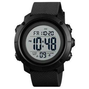 Часы наручные мужские SKMEI 1434BKWT BLACK-WHITE, оригинальные мужские часы. Цвет: черный 00022039 фото