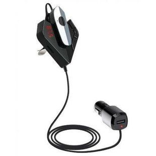 Трансмиттер FM V11 BT с Bluetooth гарнитурой модулятор, блютуз фм передатчик для автомагнитолы 00016765 фото