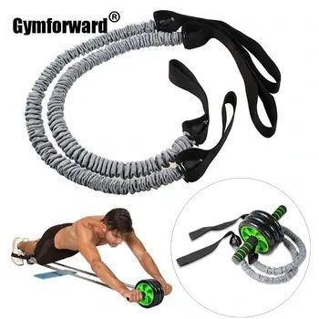 Фітнес колесо для преса DOUBLE WHEEL ABS HEALTH ABDOMEN ROUND, тренажер ролик для преса 00015717 фото