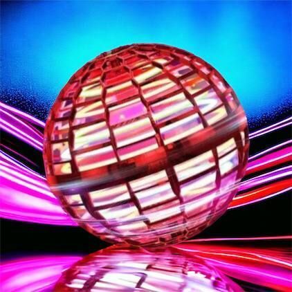 Летающий шар спиннер светящийся FlyNova Pro Gyrosphere игрушка мяч бумеранг, игрушка летающий шар 00015802 фото