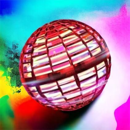 Летающий шар спиннер светящийся FlyNova Pro Gyrosphere игрушка мяч бумеранг, игрушка летающий шар 00015802 фото