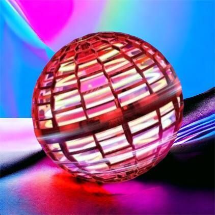 Летающий шар спиннер светящийся FlyNova Pro Gyrosphere игрушка мяч бумеранг, игрушка летающий шар 00015802 фото