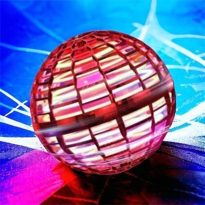 Летающий шар спиннер светящийся FlyNova Pro Gyrosphere игрушка мяч бумеранг, игрушка летающий шар 00015802 фото