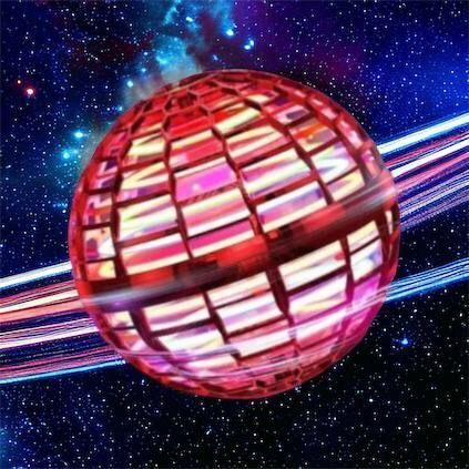 Летающий шар спиннер светящийся FlyNova Pro Gyrosphere игрушка мяч бумеранг, игрушка летающий шар 00015802 фото