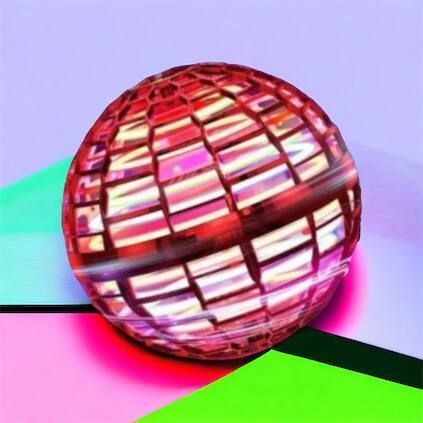 Летающий шар спиннер светящийся FlyNova Pro Gyrosphere игрушка мяч бумеранг, игрушка летающий шар 00015802 фото