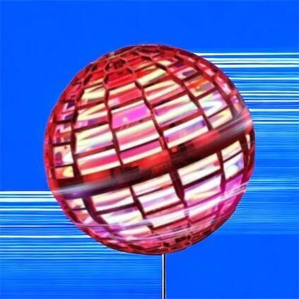 Летающий шар спиннер светящийся FlyNova Pro Gyrosphere игрушка мяч бумеранг, игрушка летающий шар 00015802 фото