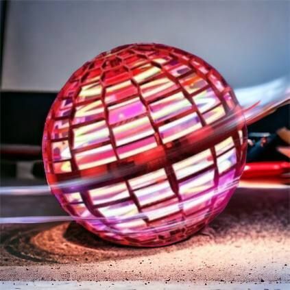 Летающий шар спиннер светящийся FlyNova Pro Gyrosphere игрушка мяч бумеранг, игрушка летающий шар 00015802 фото