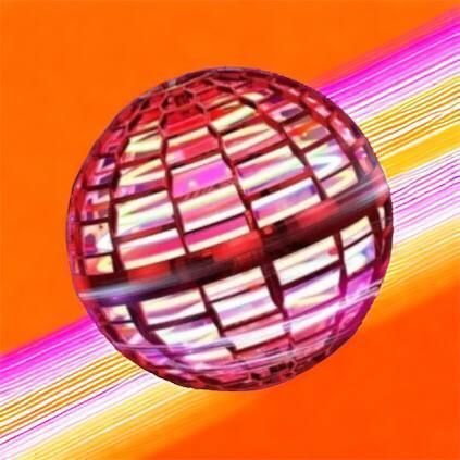 Летающий шар спиннер светящийся FlyNova Pro Gyrosphere игрушка мяч бумеранг, игрушка летающий шар 00015802 фото