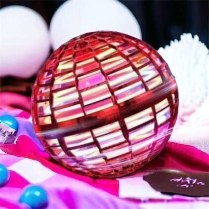 Летающий шар спиннер светящийся FlyNova Pro Gyrosphere игрушка мяч бумеранг, игрушка летающий шар 00015802 фото