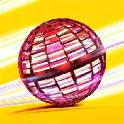 Летающий шар спиннер светящийся FlyNova Pro Gyrosphere игрушка мяч бумеранг, игрушка летающий шар 00015802 фото