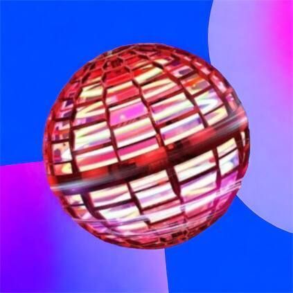 Летающий шар спиннер светящийся FlyNova Pro Gyrosphere игрушка мяч бумеранг, игрушка летающий шар 00015802 фото