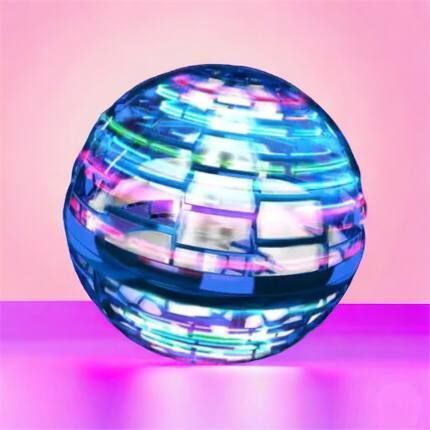Летающий шар спиннер светящийся FlyNova Pro Gyrosphere игрушка мяч бумеранг, игрушка летающий шар 00015802 фото