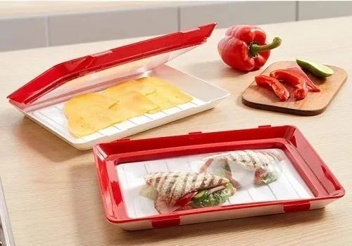 Многоразовый вакуумный лоток для хранение пищевых продуктов Clever Tray 00012741 фото