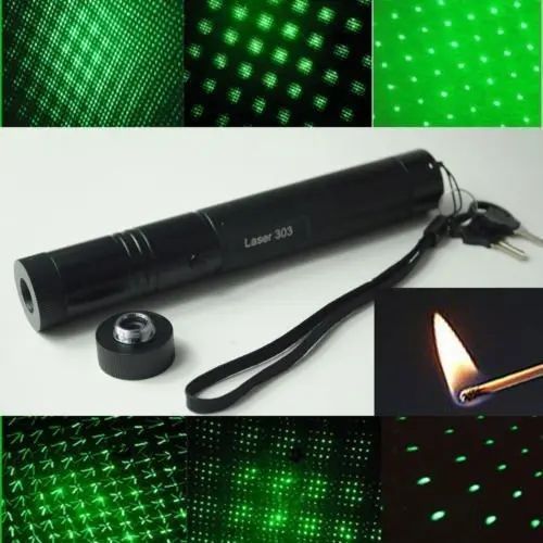 Лазерная указка Green Laser 303 - 1000mW с ключем 00022494 фото