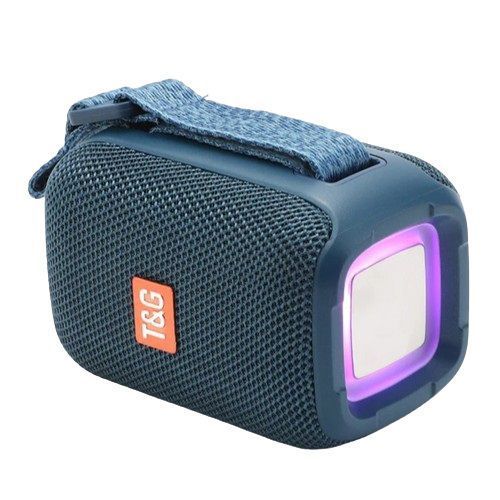 Портативна Bluetooth колонка TG339 5W з RGB підсвічуванням, Bluetooth колонка для вулиці. Колір: синій 00017710 фото