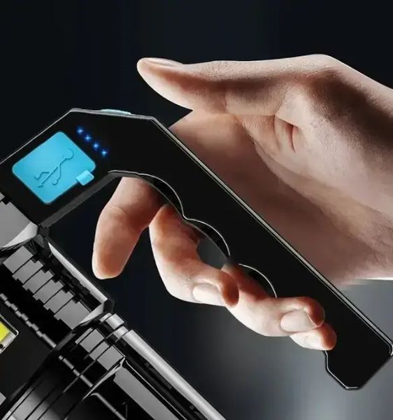 Фонарик Multi Fuction Portable Lamp водонепроницаемый. Светодиодный ручной фонарь с зарядкой от USB 00023092 фото