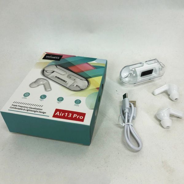 Беспроводные наушники Air13 Pro Bluetooth сенсорные с шумопоглощением, наушники для бега 00023810 фото