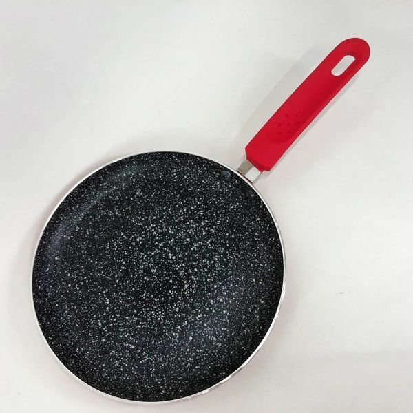 Сковородка для блинов 23 см Con Brio СВ-2324 Eco Granite, сковорода с толстым дном. Цвет: красный 00018828 фото