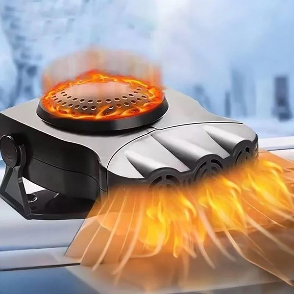 Тепловентилятор автомобильный Car Fan CF-612, дуйка для авто, Универсальный обогреватель в машину 00017036 фото