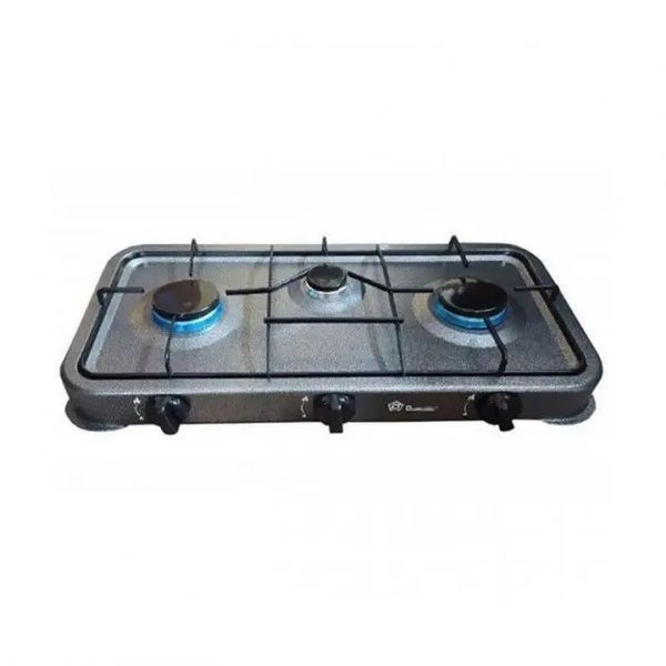 Газова плита таганок настільна Domotec MS-6603 3 конфорки(7696) 00021011 фото