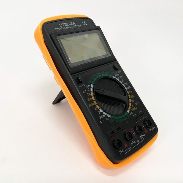 Мультиметр цифровий Digital DT-9208A універсальний, мультиметр для дому, гарний мультиметр 00017265 фото