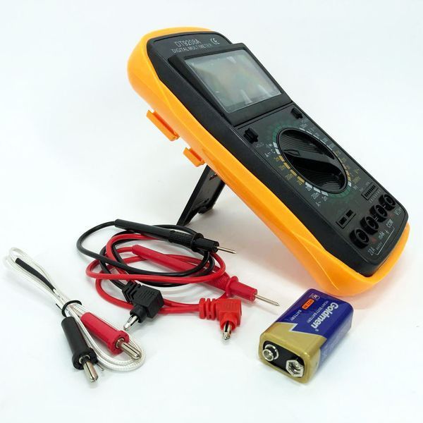 Мультиметр цифровий Digital DT-9208A універсальний, мультиметр для дому, гарний мультиметр 00017265 фото