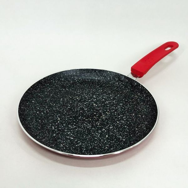 Сковородка для блинов 23 см Con Brio СВ-2324 Eco Granite, сковорода с толстым дном. Цвет: красный 00018828 фото