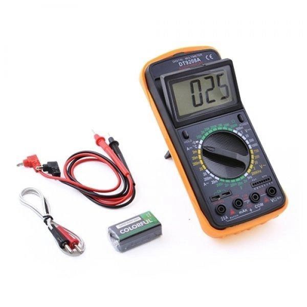 Мультиметр цифровий Digital DT-9208A універсальний, мультиметр для дому, гарний мультиметр 00017265 фото
