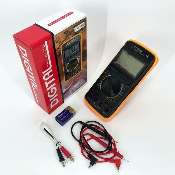 Мультиметр цифровий Digital DT-9208A універсальний, мультиметр для дому, гарний мультиметр 00017265 фото