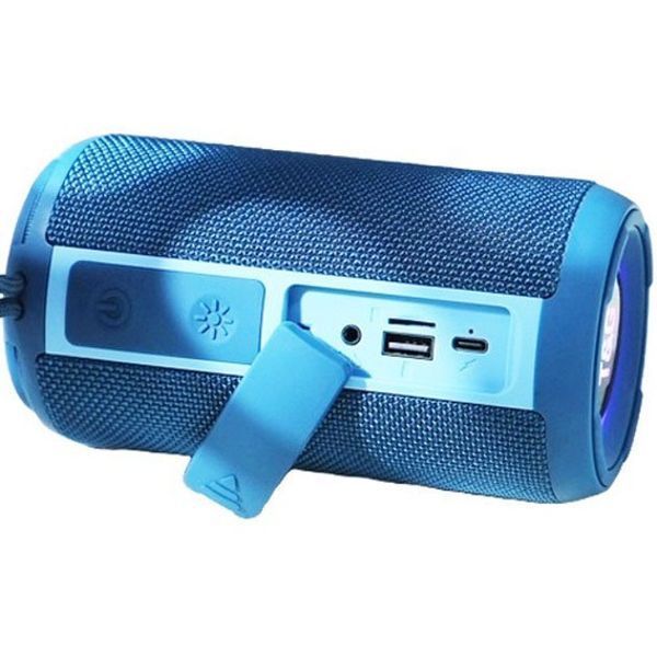 Bluetooth колонка портативна TG656 FM-радіо, потужна переносна акустична колонка. Колір: синій 00017239 фото