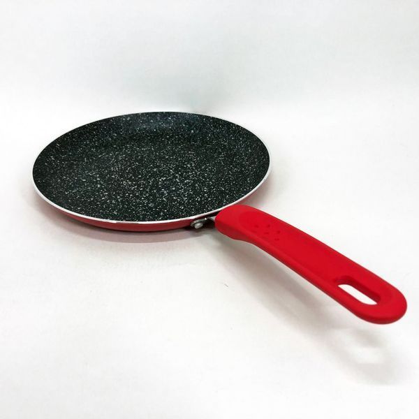 Сковородка для блинов 23 см Con Brio СВ-2324 Eco Granite, сковорода с толстым дном. Цвет: красный 00018828 фото