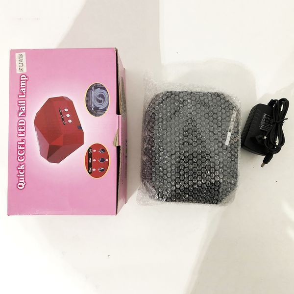 Сушарка для нігтів, лампа для гель лаку UV LAMP CCF+LED, Лампа для манікюру та педикюру. Колір: чорний 00015093 фото