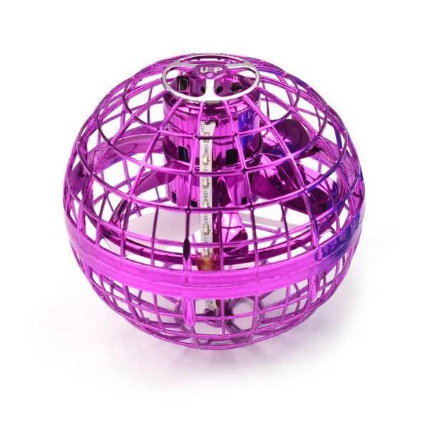 Летающий шар спиннер светящийся FlyNova Pro Gyrosphere игрушка мяч бумеранг, игрушка летающий шар 00015802 фото