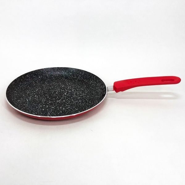 Сковородка для блинов 23 см Con Brio СВ-2324 Eco Granite, сковорода с толстым дном. Цвет: красный 00018828 фото