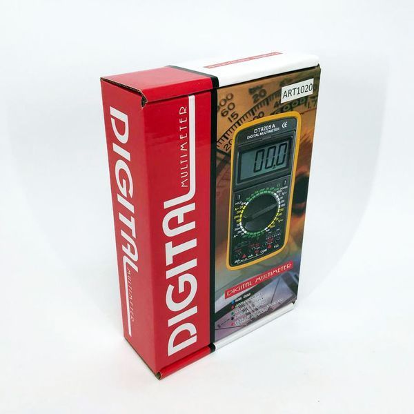 Мультиметр цифровий Digital DT-9208A універсальний, мультиметр для дому, гарний мультиметр 00017265 фото